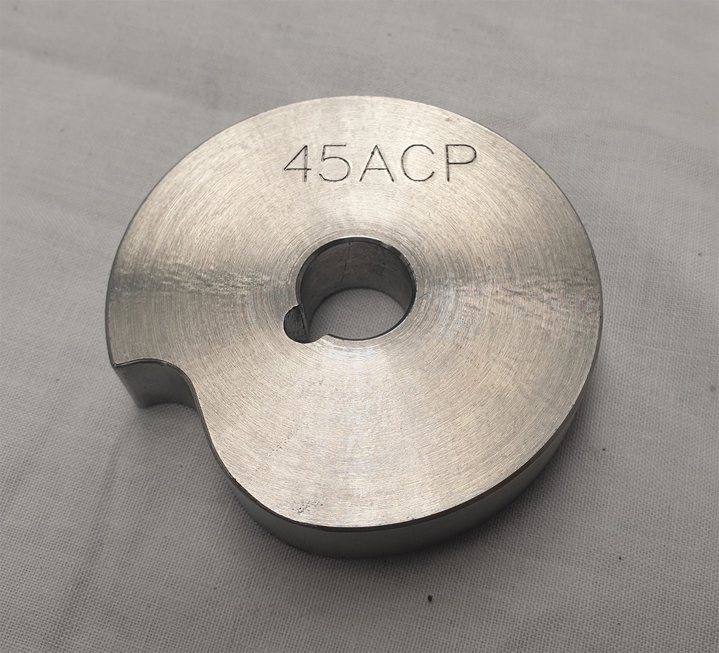 45ACP Conversion Disc for DC / Manual Rollsizer (Nitrided)