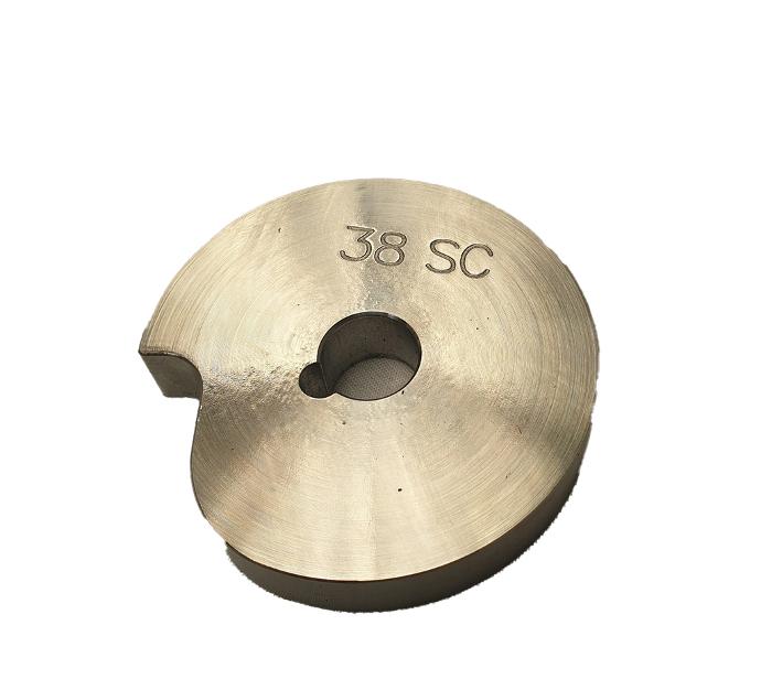 38S/SC Conversion Disc for DC / Manual Rollsizer (Nitrided)