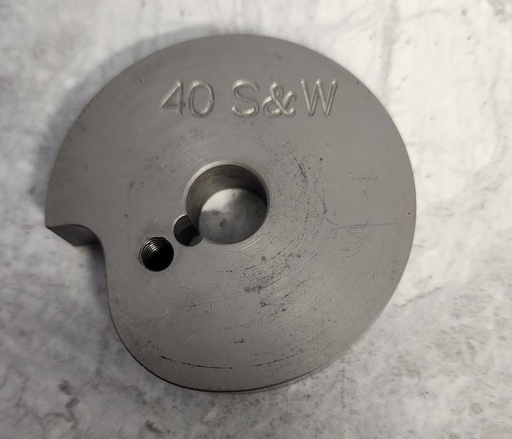 [WSE-M40-H] 40S&W Conversion Disc for DC / Manual Rollsizer (Nitrided)